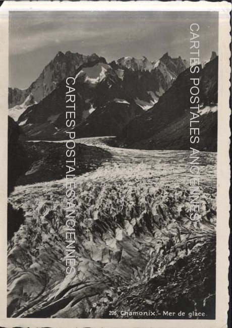 Cartes postales anciennes > CARTES POSTALES > carte postale ancienne > cartes-postales-ancienne.com Auvergne rhone alpes Haute savoie Chamonix Mont Blanc