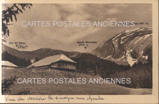 Cartes postales anciennes > CARTES POSTALES > carte postale ancienne > cartes-postales-ancienne.com Auvergne rhone alpes Haute savoie Morzine
