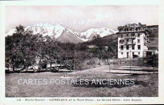 Cartes postales anciennes > CARTES POSTALES > carte postale ancienne > cartes-postales-ancienne.com Auvergne rhone alpes Haute savoie Combloux