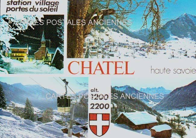Cartes postales anciennes > CARTES POSTALES > carte postale ancienne > cartes-postales-ancienne.com Auvergne rhone alpes Haute savoie Chatel