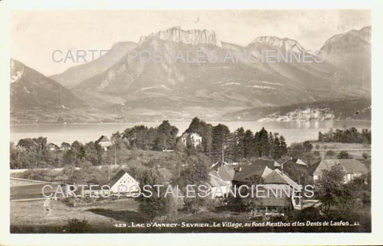 Cartes postales anciennes > CARTES POSTALES > carte postale ancienne > cartes-postales-ancienne.com Auvergne rhone alpes Haute savoie Sevrier