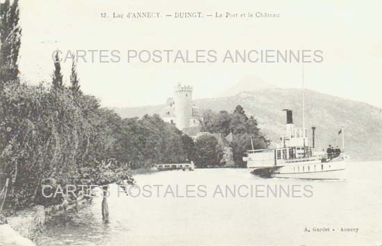 Cartes postales anciennes > CARTES POSTALES > carte postale ancienne > cartes-postales-ancienne.com Auvergne rhone alpes Haute savoie Duingt