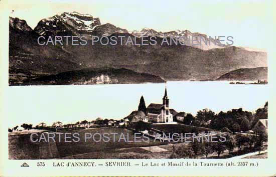 Cartes postales anciennes > CARTES POSTALES > carte postale ancienne > cartes-postales-ancienne.com Auvergne rhone alpes Haute savoie Sevrier