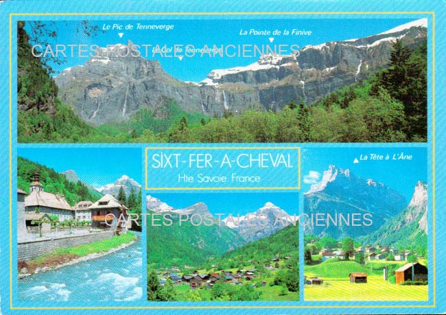Cartes postales anciennes > CARTES POSTALES > carte postale ancienne > cartes-postales-ancienne.com Auvergne rhone alpes Haute savoie Sixt Fer A Cheval