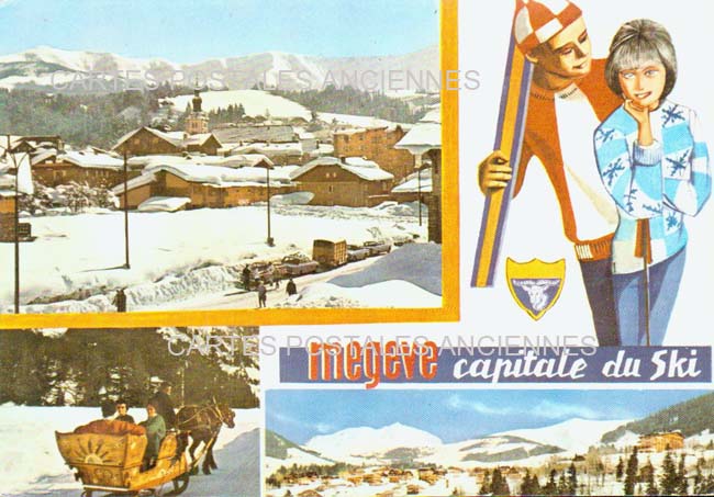 Cartes postales anciennes > CARTES POSTALES > carte postale ancienne > cartes-postales-ancienne.com Auvergne rhone alpes Haute savoie Megeve
