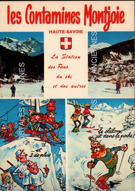 Cartes postales anciennes > CARTES POSTALES > carte postale ancienne > cartes-postales-ancienne.com Auvergne rhone alpes Haute savoie Les Contamines Montjoie