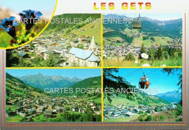 Cartes postales anciennes > CARTES POSTALES > carte postale ancienne > cartes-postales-ancienne.com Auvergne rhone alpes Haute savoie Les Gets