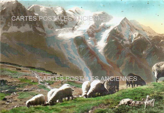 Cartes postales anciennes > CARTES POSTALES > carte postale ancienne > cartes-postales-ancienne.com Auvergne rhone alpes Haute savoie Chamonix Mont Blanc