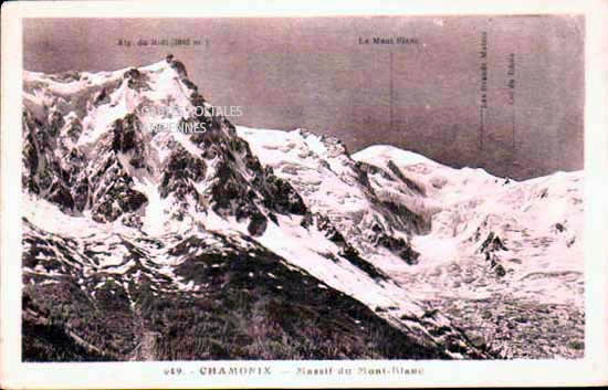 Cartes postales anciennes > CARTES POSTALES > carte postale ancienne > cartes-postales-ancienne.com Auvergne rhone alpes Haute savoie Chamonix Mont Blanc