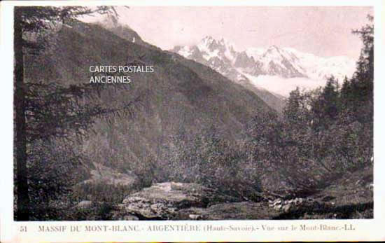 Cartes postales anciennes > CARTES POSTALES > carte postale ancienne > cartes-postales-ancienne.com Auvergne rhone alpes Haute savoie Chamonix Mont Blanc