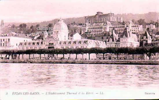 Cartes postales anciennes > CARTES POSTALES > carte postale ancienne > cartes-postales-ancienne.com Auvergne rhone alpes Haute savoie Evian Les Bains
