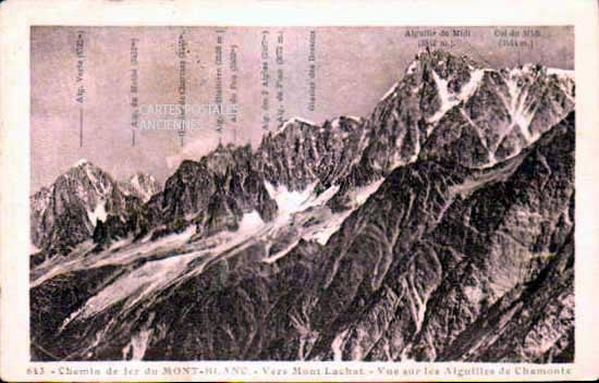 Cartes postales anciennes > CARTES POSTALES > carte postale ancienne > cartes-postales-ancienne.com Auvergne rhone alpes Haute savoie Chamonix Mont Blanc