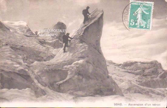 Cartes postales anciennes > CARTES POSTALES > carte postale ancienne > cartes-postales-ancienne.com Auvergne rhone alpes Haute savoie Chamonix Mont Blanc