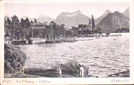 Cartes postales anciennes > CARTES POSTALES > carte postale ancienne > cartes-postales-ancienne.com Auvergne rhone alpes Haute savoie Talloires