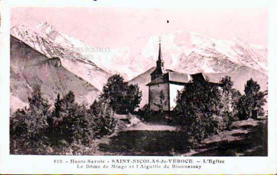Cartes postales anciennes > CARTES POSTALES > carte postale ancienne > cartes-postales-ancienne.com Auvergne rhone alpes Haute savoie Saint Nicolas De Veroce