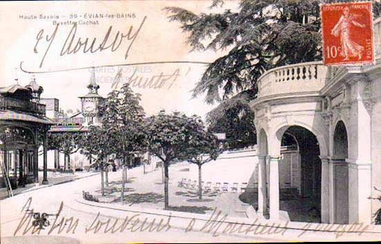 Cartes postales anciennes > CARTES POSTALES > carte postale ancienne > cartes-postales-ancienne.com Auvergne rhone alpes Haute savoie Evian Les Bains