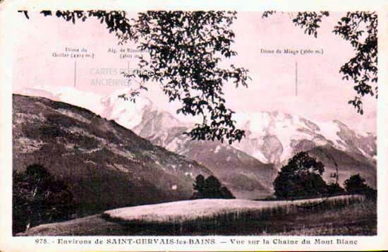 Cartes postales anciennes > CARTES POSTALES > carte postale ancienne > cartes-postales-ancienne.com Auvergne rhone alpes Haute savoie Saint Gervais Les Bains