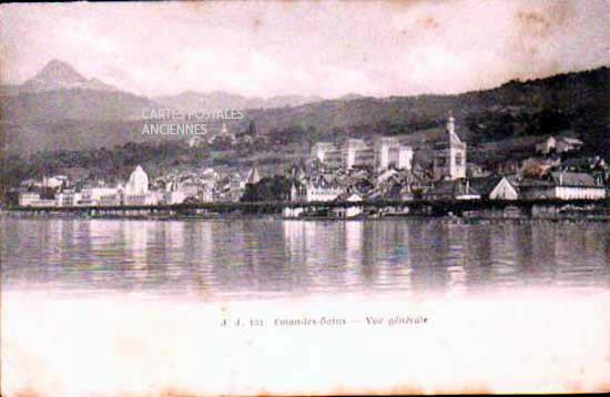 Cartes postales anciennes > CARTES POSTALES > carte postale ancienne > cartes-postales-ancienne.com Auvergne rhone alpes Haute savoie Evian Les Bains