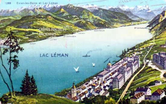 Cartes postales anciennes > CARTES POSTALES > carte postale ancienne > cartes-postales-ancienne.com Auvergne rhone alpes Haute savoie Evian Les Bains
