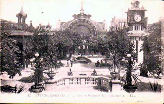 Cartes postales anciennes > CARTES POSTALES > carte postale ancienne > cartes-postales-ancienne.com Auvergne rhone alpes Haute savoie Evian Les Bains