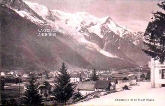 Cartes postales anciennes > CARTES POSTALES > carte postale ancienne > cartes-postales-ancienne.com Auvergne rhone alpes Haute savoie Chamonix Mont Blanc