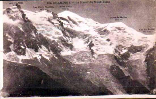 Cartes postales anciennes > CARTES POSTALES > carte postale ancienne > cartes-postales-ancienne.com Auvergne rhone alpes Haute savoie Chamonix Mont Blanc