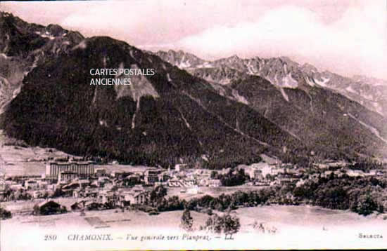 Cartes postales anciennes > CARTES POSTALES > carte postale ancienne > cartes-postales-ancienne.com Auvergne rhone alpes Haute savoie Chamonix Mont Blanc