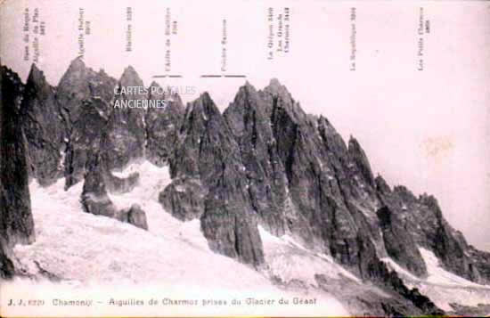 Cartes postales anciennes > CARTES POSTALES > carte postale ancienne > cartes-postales-ancienne.com Auvergne rhone alpes Haute savoie Chamonix Mont Blanc