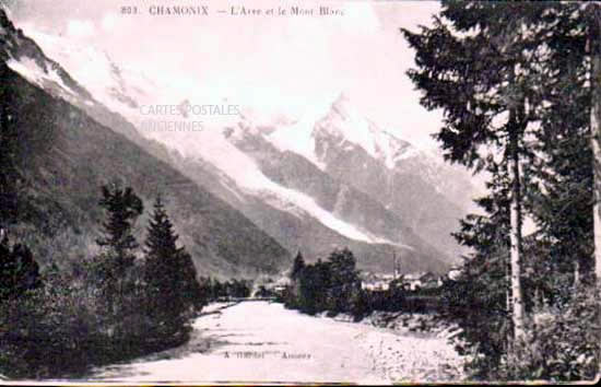 Cartes postales anciennes > CARTES POSTALES > carte postale ancienne > cartes-postales-ancienne.com Auvergne rhone alpes Haute savoie Chamonix Mont Blanc