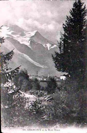 Cartes postales anciennes > CARTES POSTALES > carte postale ancienne > cartes-postales-ancienne.com Auvergne rhone alpes Haute savoie Chamonix Mont Blanc