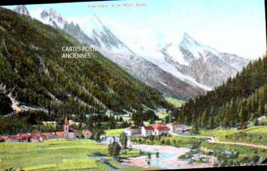 Cartes postales anciennes > CARTES POSTALES > carte postale ancienne > cartes-postales-ancienne.com Auvergne rhone alpes Haute savoie Argentiere
