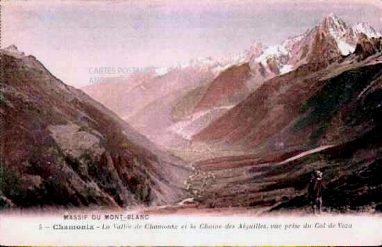 Cartes postales anciennes > CARTES POSTALES > carte postale ancienne > cartes-postales-ancienne.com Auvergne rhone alpes Haute savoie Chamonix Mont Blanc