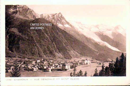 Cartes postales anciennes > CARTES POSTALES > carte postale ancienne > cartes-postales-ancienne.com Auvergne rhone alpes Haute savoie Chamonix Mont Blanc