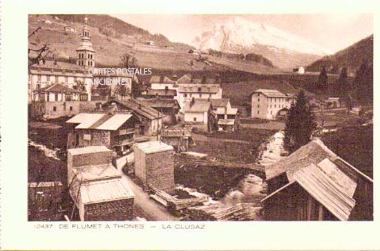 Cartes postales anciennes > CARTES POSTALES > carte postale ancienne > cartes-postales-ancienne.com Auvergne rhone alpes Haute savoie La Clusaz