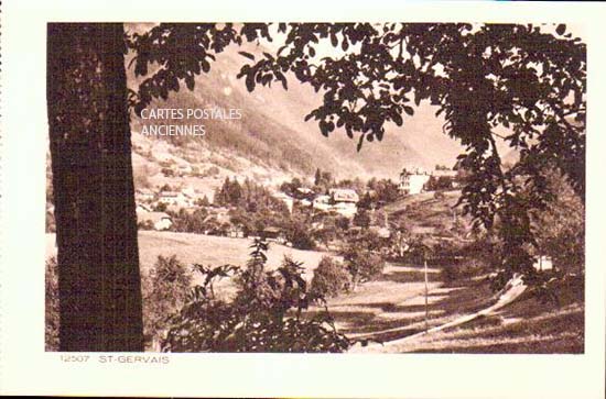 Cartes postales anciennes > CARTES POSTALES > carte postale ancienne > cartes-postales-ancienne.com Auvergne rhone alpes Haute savoie Saint Gervais Les Bains