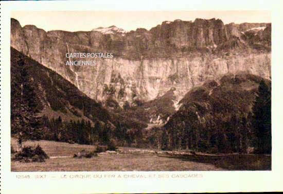 Cartes postales anciennes > CARTES POSTALES > carte postale ancienne > cartes-postales-ancienne.com Auvergne rhone alpes Haute savoie Sixt Fer A Cheval