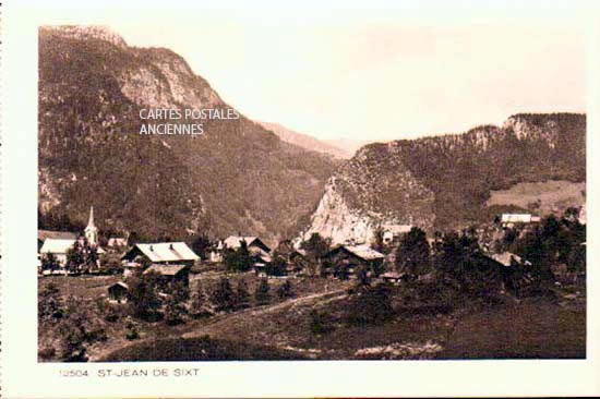 Cartes postales anciennes > CARTES POSTALES > carte postale ancienne > cartes-postales-ancienne.com Auvergne rhone alpes Haute savoie Saint Jean De Sixt