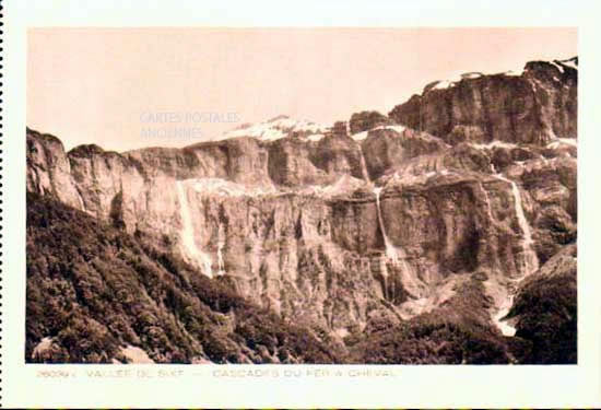 Cartes postales anciennes > CARTES POSTALES > carte postale ancienne > cartes-postales-ancienne.com Auvergne rhone alpes Haute savoie Sixt Fer A Cheval