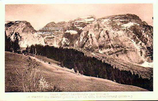 Cartes postales anciennes > CARTES POSTALES > carte postale ancienne > cartes-postales-ancienne.com Auvergne rhone alpes Haute savoie Mont Saxonnex