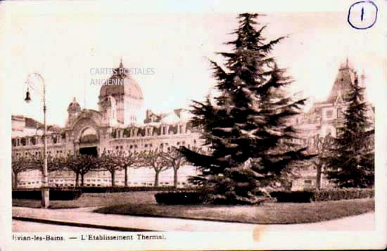 Cartes postales anciennes > CARTES POSTALES > carte postale ancienne > cartes-postales-ancienne.com Auvergne rhone alpes Haute savoie Evian Les Bains