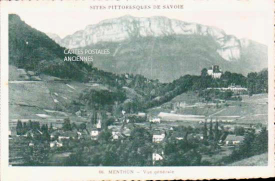 Cartes postales anciennes > CARTES POSTALES > carte postale ancienne > cartes-postales-ancienne.com Auvergne rhone alpes Haute savoie Menthon Saint Bernard