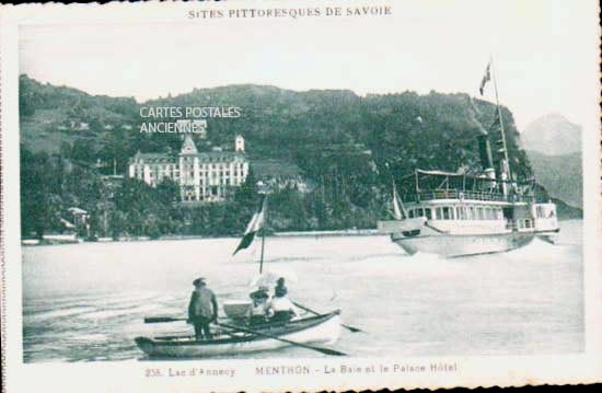 Cartes postales anciennes > CARTES POSTALES > carte postale ancienne > cartes-postales-ancienne.com Auvergne rhone alpes Haute savoie Menthon Saint Bernard