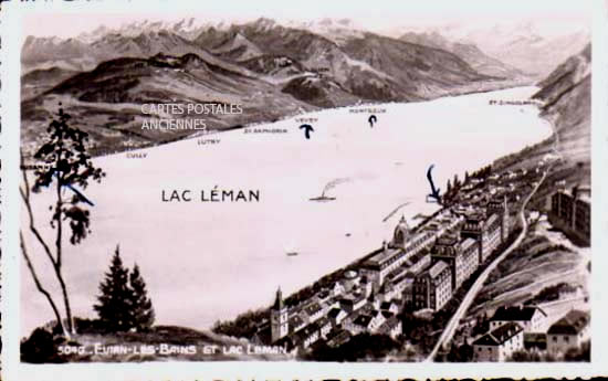 Cartes postales anciennes > CARTES POSTALES > carte postale ancienne > cartes-postales-ancienne.com Haute savoie  Evian Les Bains