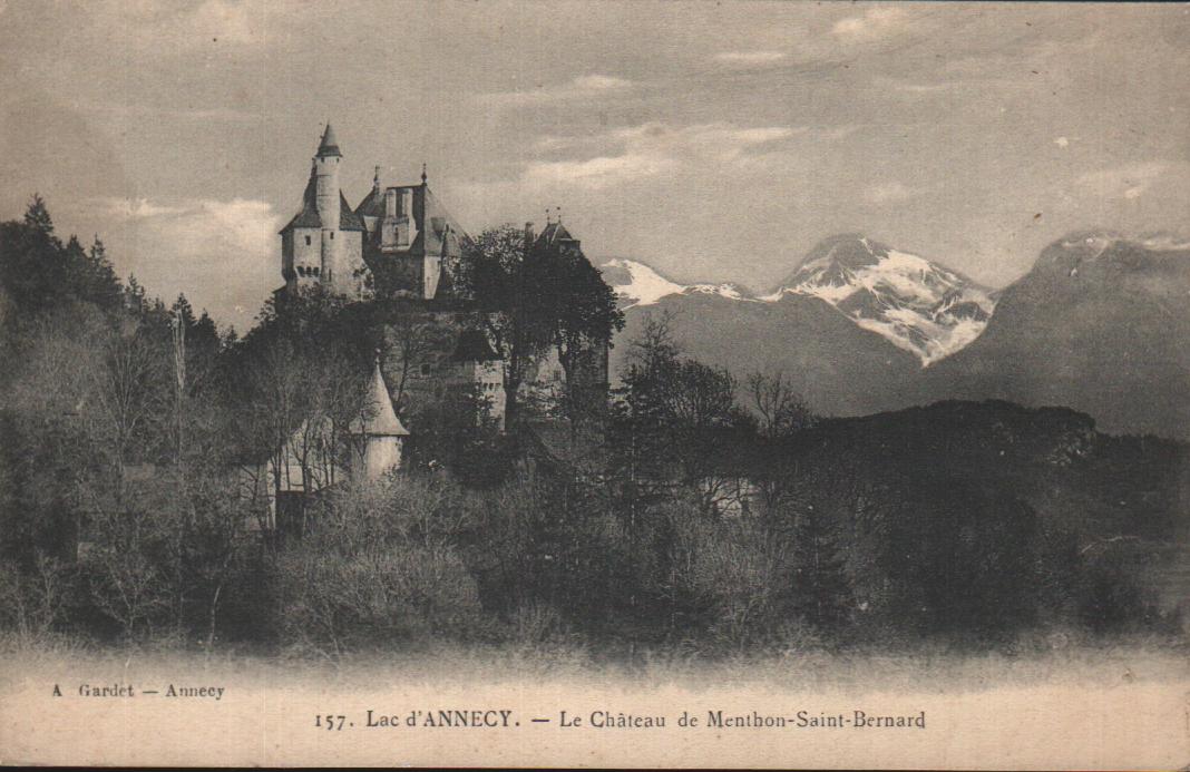 Cartes postales anciennes > CARTES POSTALES > carte postale ancienne > cartes-postales-ancienne.com Auvergne rhone alpes Haute savoie Menthon Saint Bernard