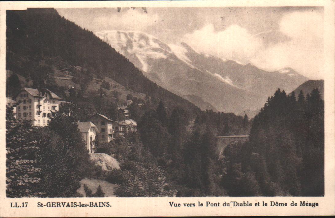 Cartes postales anciennes > CARTES POSTALES > carte postale ancienne > cartes-postales-ancienne.com Auvergne rhone alpes Haute savoie Saint Gervais Les Bains