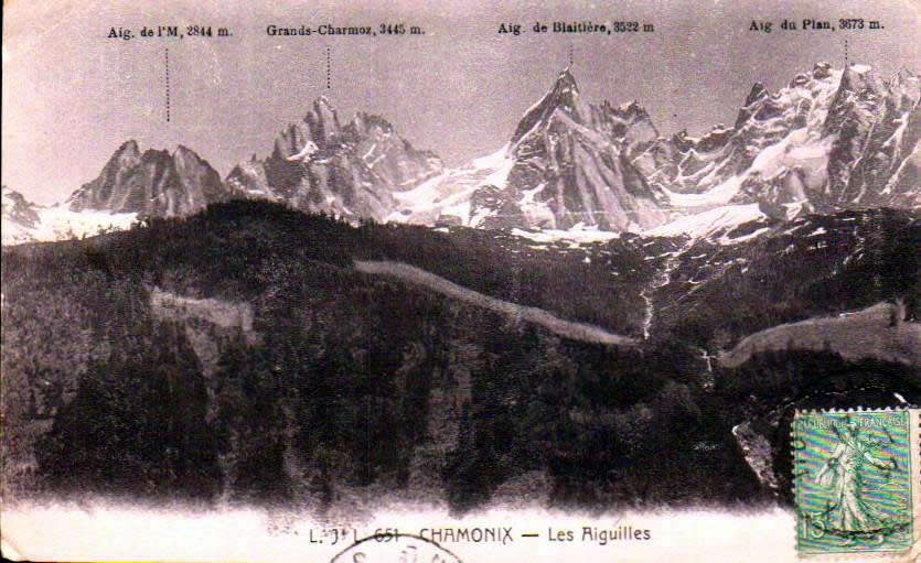 Cartes postales anciennes > CARTES POSTALES > carte postale ancienne > cartes-postales-ancienne.com Haute savoie  Chamonix Mont Blanc