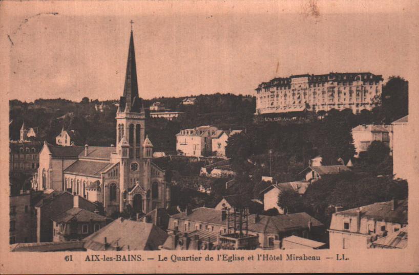Cartes postales anciennes > CARTES POSTALES > carte postale ancienne > cartes-postales-ancienne.com Auvergne rhone alpes Savoie Aix Les Bains
