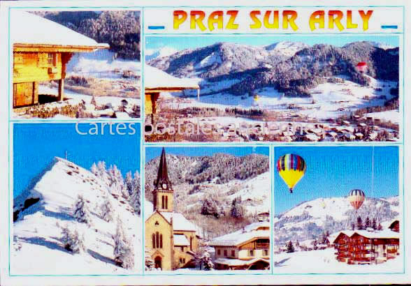 Cartes postales anciennes > CARTES POSTALES > carte postale ancienne > cartes-postales-ancienne.com Auvergne rhone alpes Haute savoie Praz Sur Arly