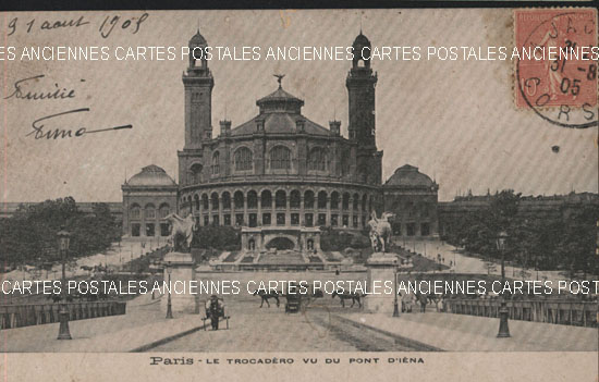 Cartes postales anciennes > CARTES POSTALES > carte postale ancienne > cartes-postales-ancienne.com Ile de france Paris 16eme