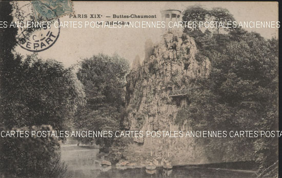 Cartes postales anciennes > CARTES POSTALES > carte postale ancienne > cartes-postales-ancienne.com Ile de france Paris Paris 19eme